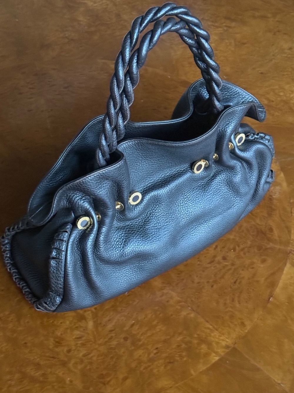 Bvlgari Twistino Tina Top Handle Bag